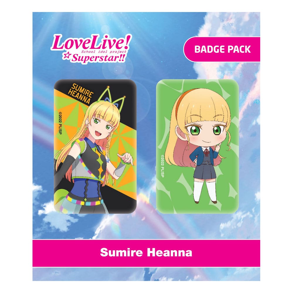 Love Live! Pin Badges 2-Pack Sumire Heanna Top Merken Winkel